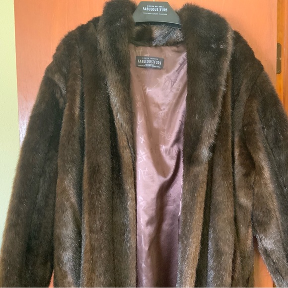 Gently loved Donna Salyer’s Fabulous Full Length Sable Faux Fur Coat - Picture 2 of 7